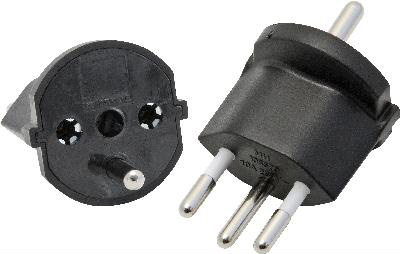 Lastadapter T12 - Schuko (Einweg - nicht wieder lösbar!)